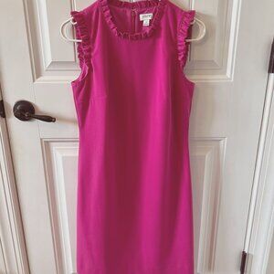 J Crew Ruffleneck Suiting Dress